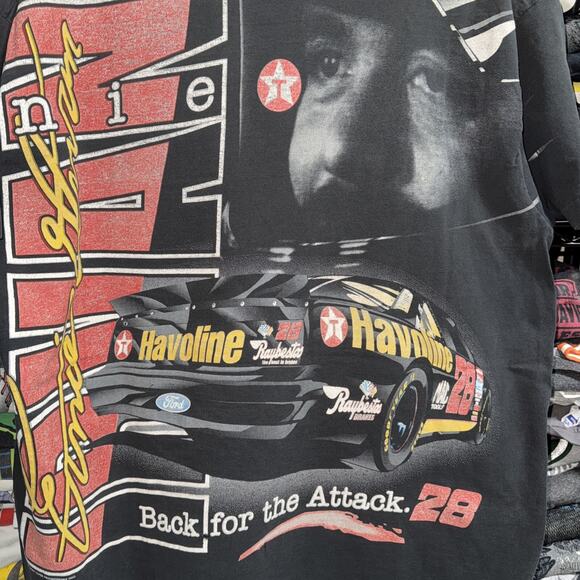 Vintage Ernie Irvan “back For The Attack” NASCAR Racing Faded Shirt Size Xxl - Picture 6 of 7